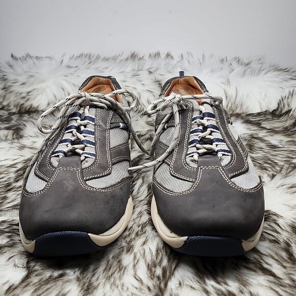 JOHNSTON & MURPHY LACE UP SHEEP SKIN SNEAKERS K04 SYSTEM SIZE 11 - Picture 4 of 16